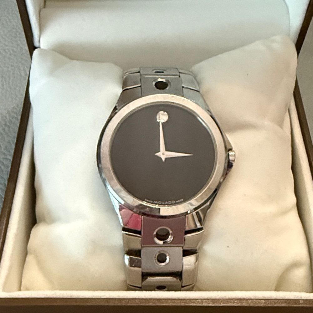 Men's Valeto Museum Stainless Steel Black dial quartz watch